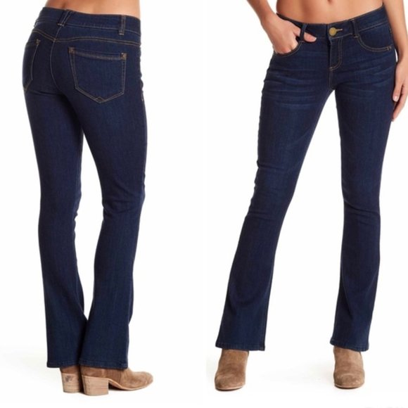democracy itty bitty bootcut jeans